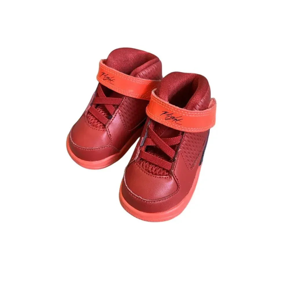Nike Jordan, Air Incline, Red Black, Synthetic, Baby Toddler Sneaker Shoes